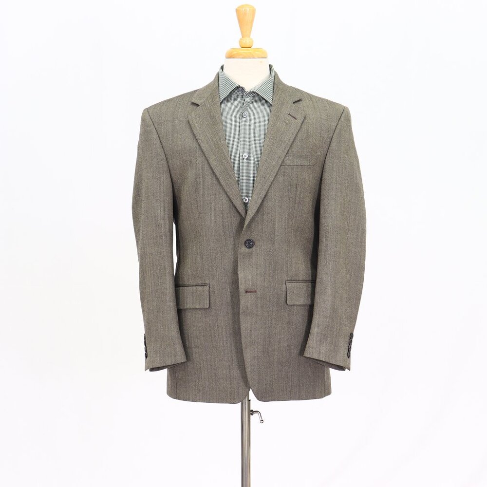 Chaps 38R Gray HB 2-Button Sport Coat Blazer Jacket T201